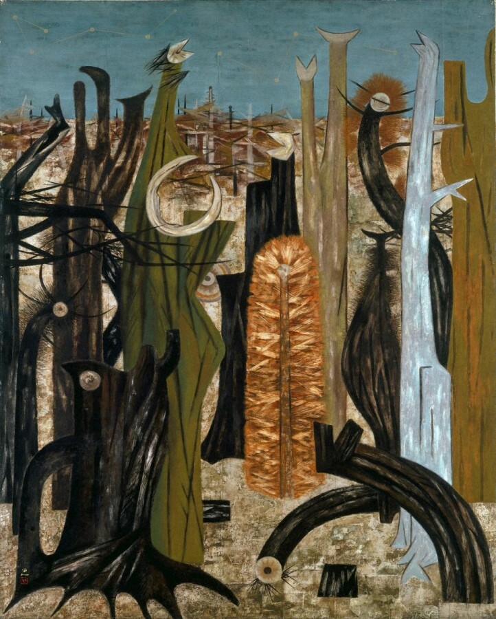 抽象人物絵画 清水公太 絵画